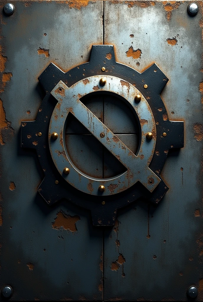 Photographic mark with industrial engineering theme