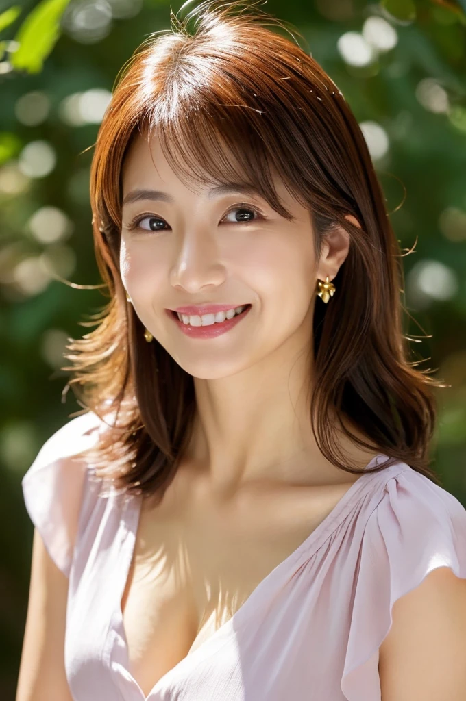 top-quality, masterpiece, hight resolution, Original, highly detailed wallpaper, Viewer's Perspective, Solo, portlate, (Perfect litthing), 70yo, Mature Woman Body Set, Exposing breasts, showing teeth, Staring at this, Floral background, bra very, areola showing through, teats see through, undergarment, (Mature), Natural wrinkles, ultra-realistic, Natural skin, Natural hair color, {{milf}},