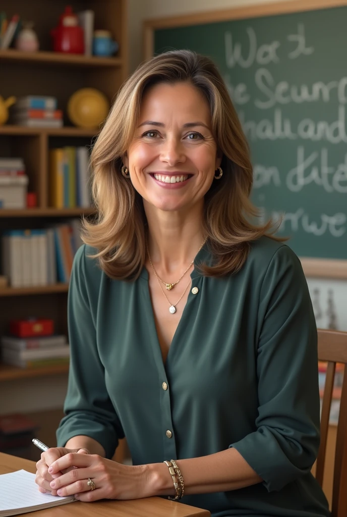 woman teacher MOTHER OF 2 CHILDREN
