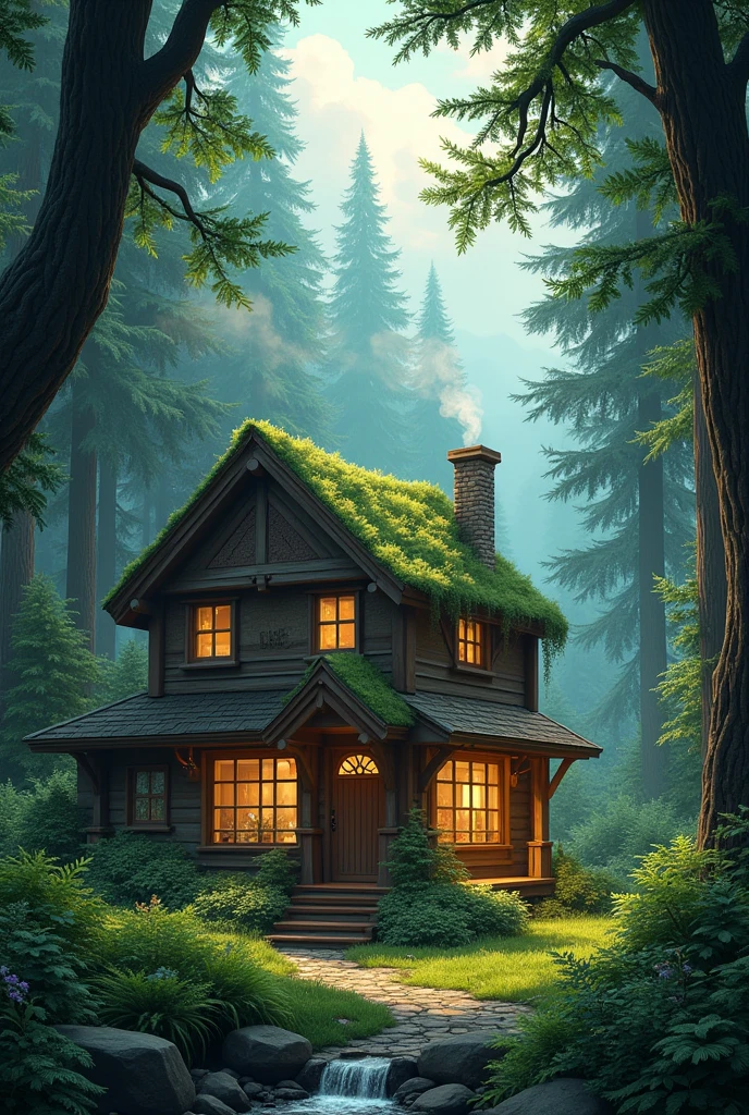 house in the florest