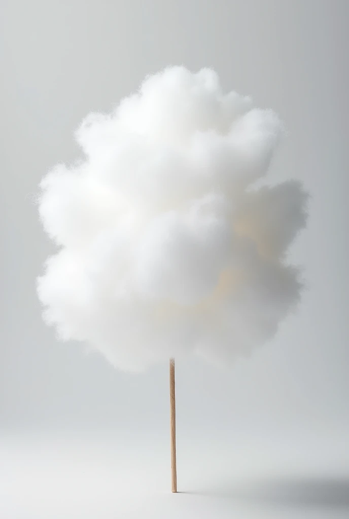 white cotton candy
