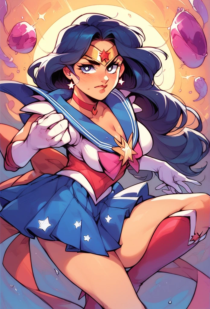 Wonder woman sailor moon crystal 