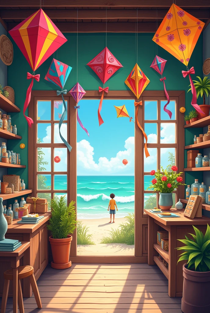 Make a kite shop with the name Rn