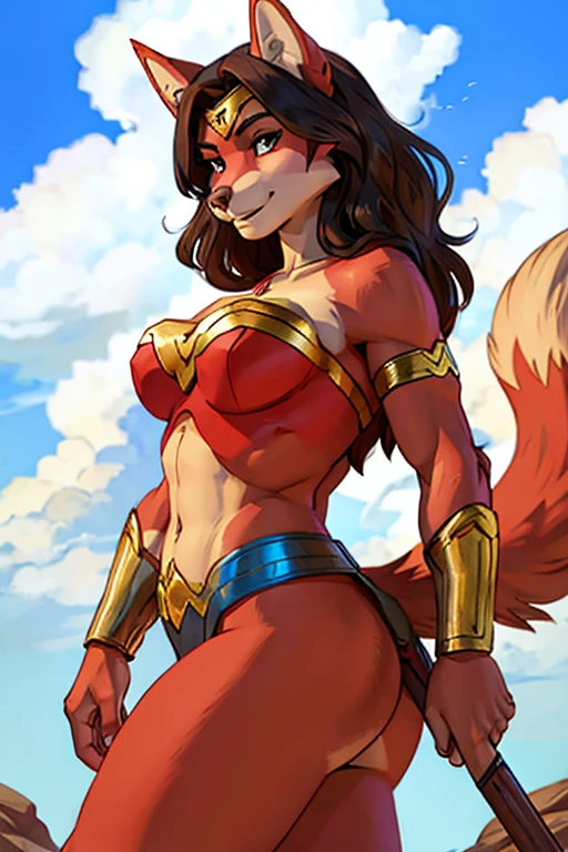 Foxy wonder woman 