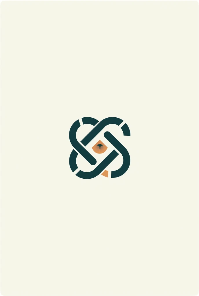 create a logo using geometric and organic shapes