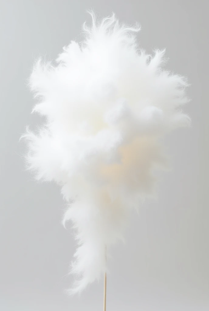 white cotton candy