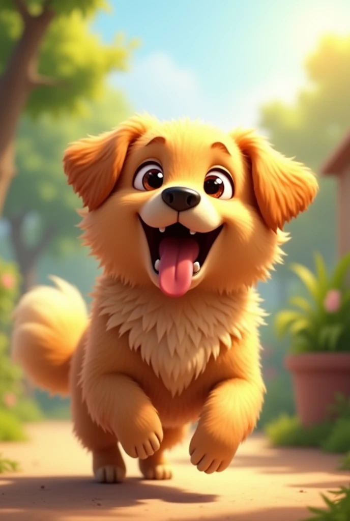 A happy dog