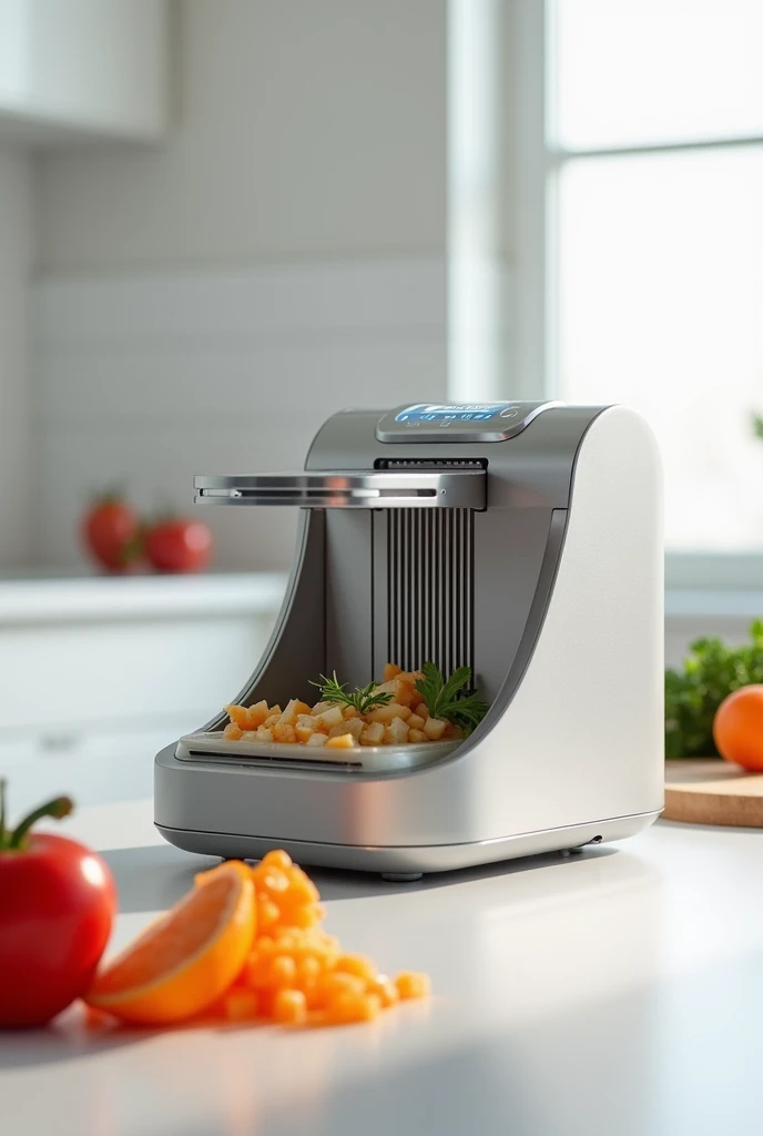 An automatic food cutter