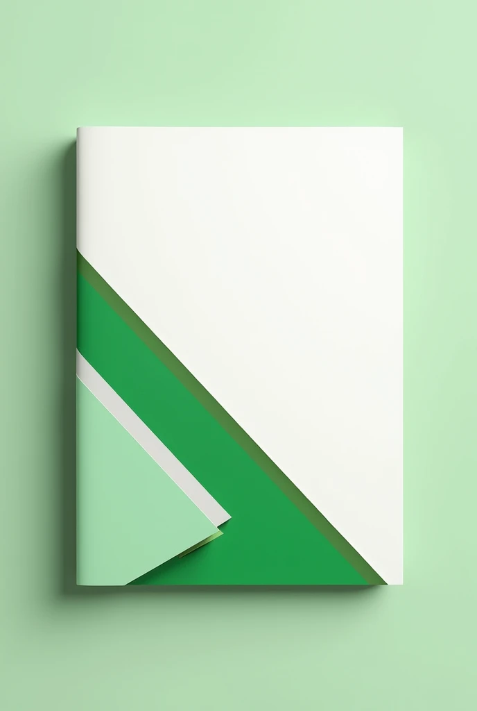 Modern folder with graphic design in 30 colors% offwhite, therefore 60%, green 10%, for sale of courses