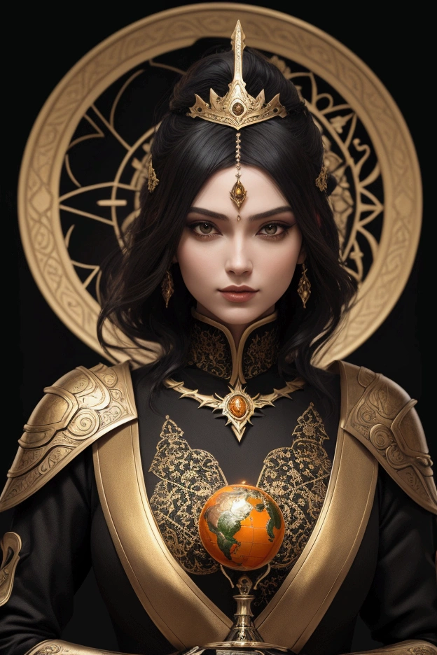 Here's the revised prompt without the Matrix theme, focusing on a dark, rich, luxurious aesthetic:
Prompt:
Create an 8K wallpaper with a dark, rich, and luxurious theme. The central focus is a stylized chess knight, black with sharp, angular edges, and a vibrant, glowing orange outline. The knight should have a sleek, modern design with detailed mane lines, positioned centrally as the focal point.
Background:
Place the knight against a 3D-rendered metallic silver globe, highlighting North and South America in glowing orange and gold. Surround the globe with a network of fine, white digital lines, representing global connectivity.
Text Integration:
Include the text "TRW" or "THE REAL WORLD" below the knight, using a semi-transparent, futuristic font that subtly blends with the background.
Dark Rich Theme:
Use a deep, dark color palette with luxurious golds and oranges to convey wealth and sophistication. The backdrop should feel opulent, with subtle textures or gradients that add depth without overpowering the central elements.
Effects:
Add a soft, fiery glow at the base of the globe, enhancing the warmth and richness of the overall image. Ensure all elements are meticulously detailed for an 8K resolution, creating a striking and elegant composition.