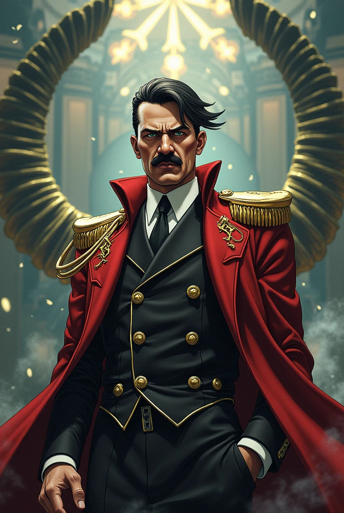 Draw Hitler as if he were a character from JoJo&#39;s Bizarre Adventure