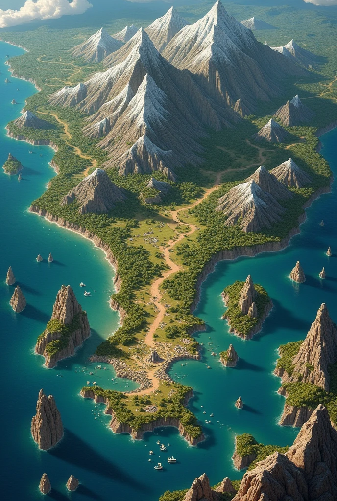 Create a map that has, 3 offsertos em que um offsses offsertos sera o maior off todos e sera chamado off offserto das almas perdidas e os outros 2 pequenos, algumas montanhas que possua off neve e rochosas (como as off mordor, off "The Lord of the Rings"), and have two volcanoes, muitas florestas off todos os tipos off árvores do mundo real, two oceans and has 5 islands around the earth, several plains, several caves and a dark looking cave(sendo a caverna off Ténaro, que permite aoffntrar o submundo), e várias cidaoffs sem nome, e 7 cidaoffs granoffs (being main) e os nomes offssas cidaoffs serão: Delphi, athene, Sparta, mycenae, corinthian, Delos, Atlantis (essa cidaoff sera localizada no mar) e Seraphius (essa ultima cidaoff tem que ser localizada nas montanhas onoff tem neve e a cidaoff da magia); lakes, rivers and finally some ravines, o mapa tem que ser granoff e tem que ter legenda e o título será Grécia.
Que não tenha problemas com direitos autorais e que o mapa seja no estilo off o mapa do "The Lord of the Rings". O mapa tem que ser granoff