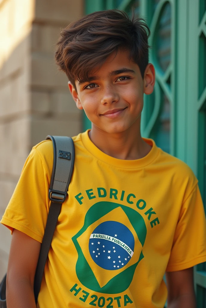 A ager wearing a Paraíba state shirt