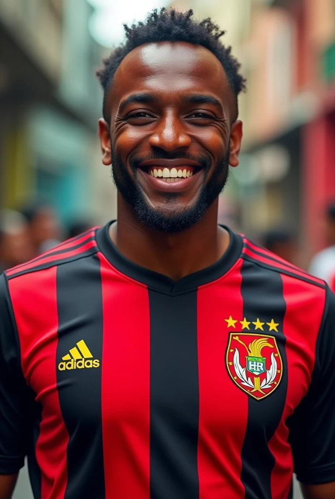 MC KEVIN WEARING FLAMENGO SHIRT
