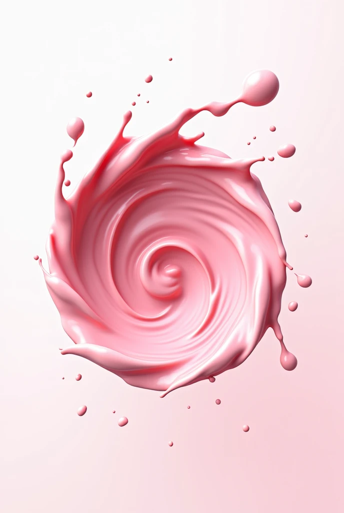 strawberry yogurt swirl bottom up splash