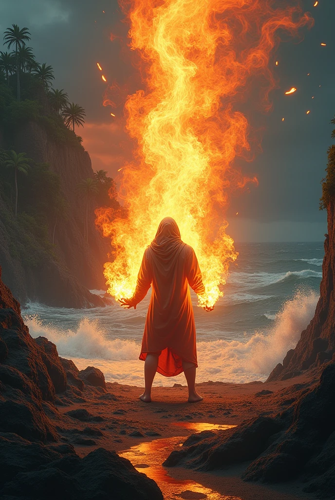 Book cover about islands and fire power