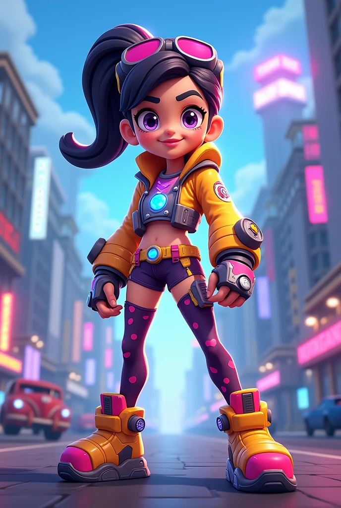 crie uma skin para a JESSIE, do jogo Brawl Stars