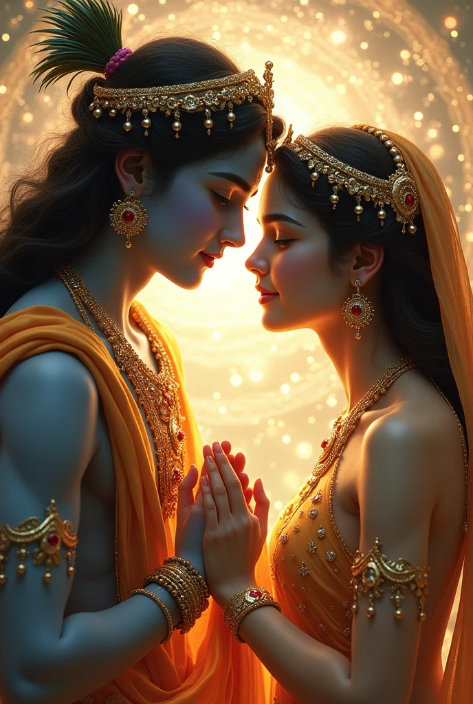 Radha Aur Krishna ka photo 4D image