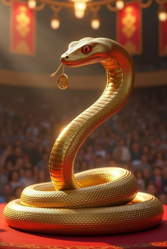 A gold medal winning snake