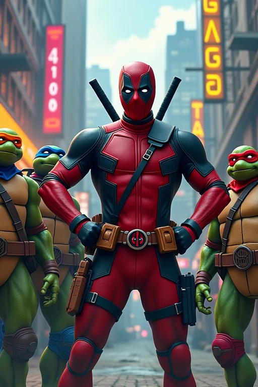 Deadpool and Turtles