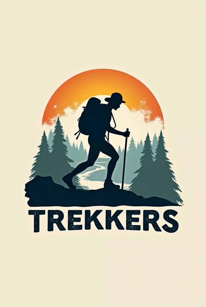 make logo name is Trekkers Bzay