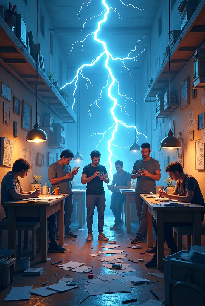 The writing JABEJO CREW struck by lightning
