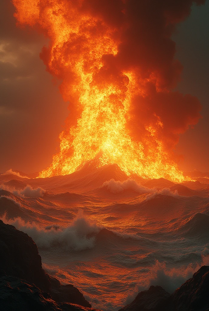 sea on fire