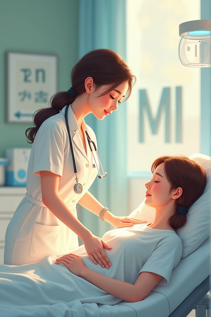 Create a nursing image with the word TUM 2