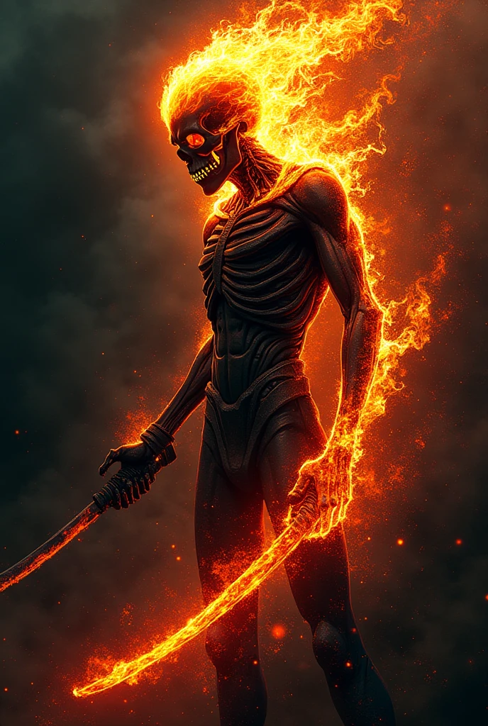 A png of the ghost rider logo written using the Japanese alphabet katakana characters