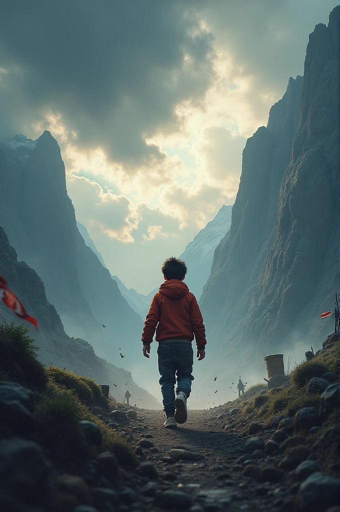 A boy striving for what he wants, and never give up on the obstacles that appear in life