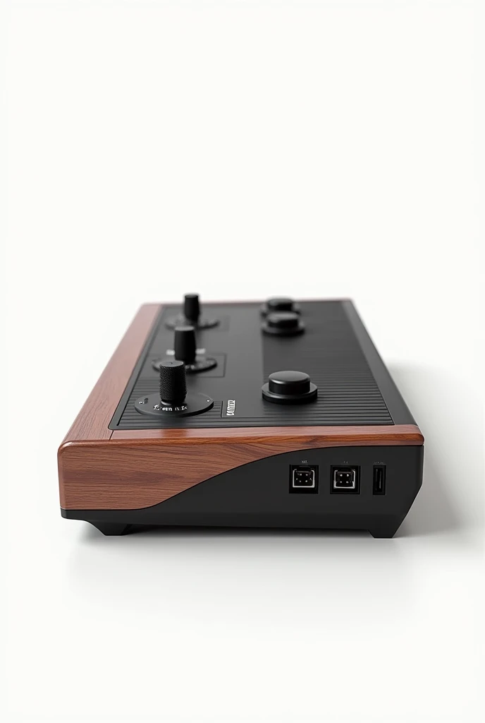 atari video game console with white background