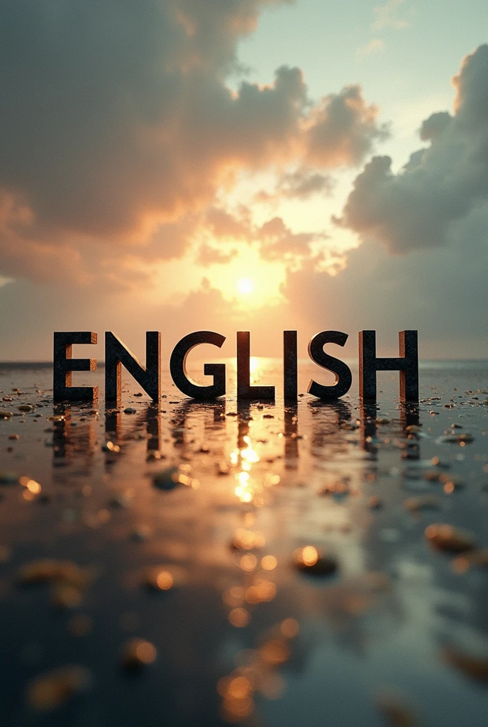 Image with the word English