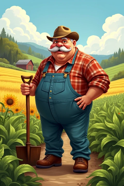 Fat Man Kind Farmer