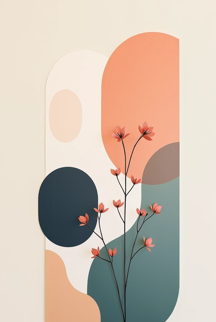 make a contemporary painting, simple and beautiful 40:30, Easy