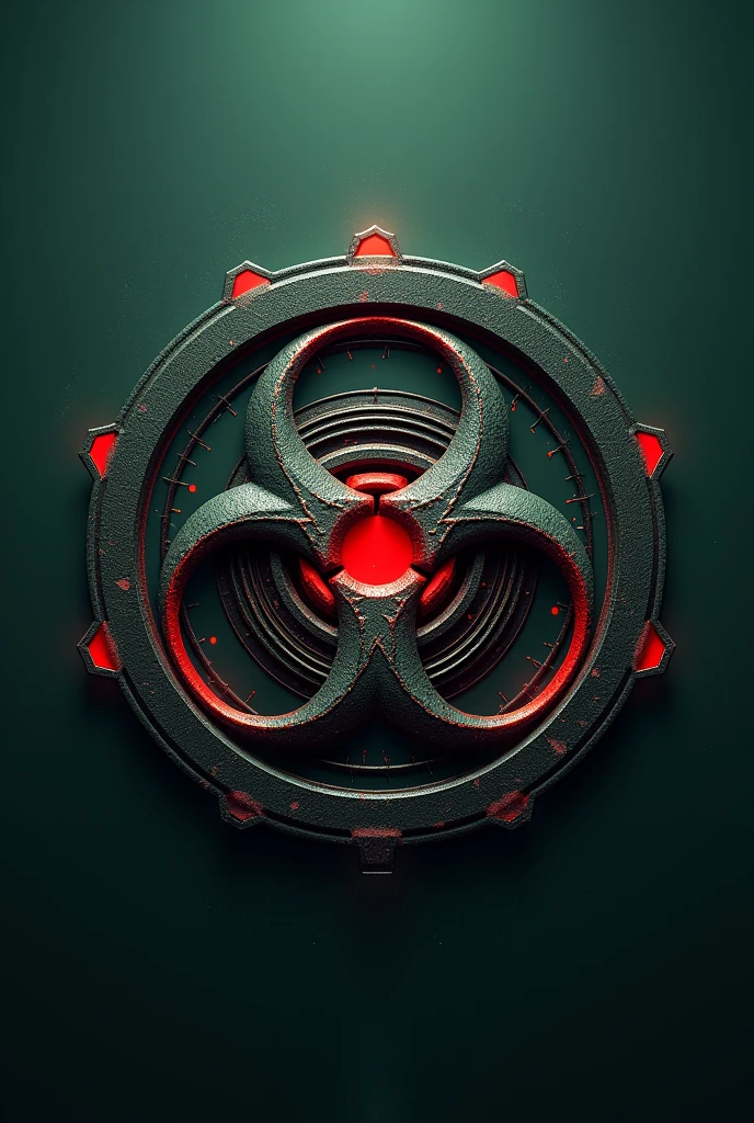 To create a symbol for Noxovirus NV-23, You can get inspiration from biohazard and radiation icons, but adapt them to reflect the lethal and mysterious nature of the virus. Here is a description of a symbol that might work:
### Noxovirus NV-23 Symbol Description:
1. **Base form:** Use a circular or hexagonal shape as a base, symbolizing the spread and infection.
2. **downtown:** At the center, draw a pattern of lines or shapes that resemble a spiral or web-like pattern, representing the spread and complexity of the virus.
3. **External Details:** Around the center, add three or four arrows or curved lines that expand outward, as if they were radiating. This symbolizes how the virus spreads through the environment..
4. **colors:** Use a color scheme that conveys danger and contamination, like shades of dark green or gray, with red details to accentuate the severity of the virus.
5. **texto:** Include the name “Noxovirus NV-23” in a futuristic or scientific font at the bottom or around the symbol, for clear identification.