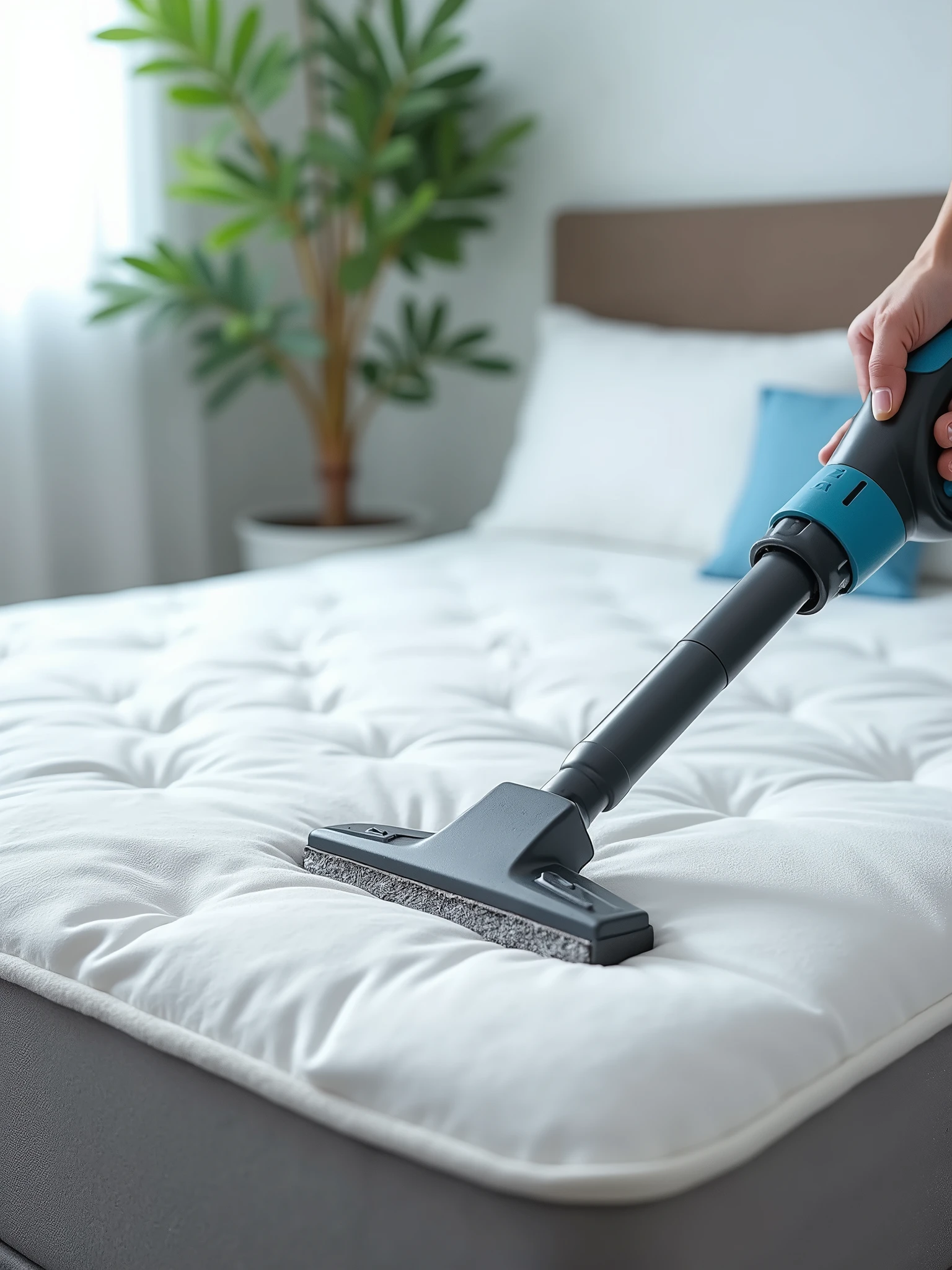 sanitization and washing of a mattress