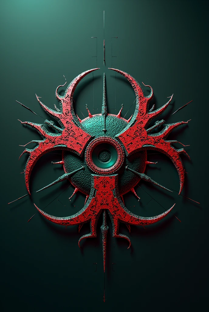To create a symbol for Noxovirus NV-23, You can get inspiration from biohazard and radiation icons, but adapt them to reflect the lethal and mysterious nature of the virus. Here is a description of a symbol that might work:
### Noxovirus NV-23 Symbol Description:
1. **Base form:** Use a circular or hexagonal shape as a base, symbolizing the spread and infection.
2. **downtown:** At the center, draw a pattern of lines or shapes that resemble a spiral or web-like pattern, representing the spread and complexity of the virus.
3. **External Details:** Around the center, add three or four arrows or curved lines that expand outward, as if they were radiating. This symbolizes how the virus spreads through the environment..
4. **colors:** Use a color scheme that conveys danger and contamination, like shades of dark green or gray, with red details to accentuate the severity of the virus.
5. **texto:** Include the name “Noxovirus NV-23” in a futuristic or scientific font at the bottom or around the symbol, for clear identification.