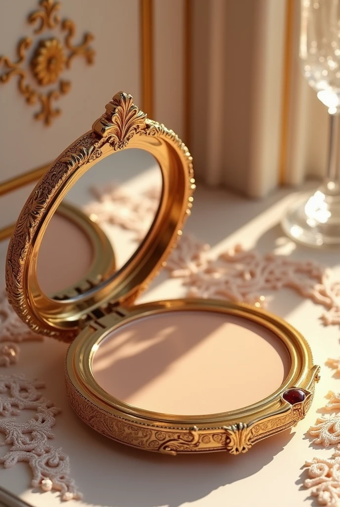 A foundation with packaging inspired by the Palace of Versailles and Marie Antoinette 