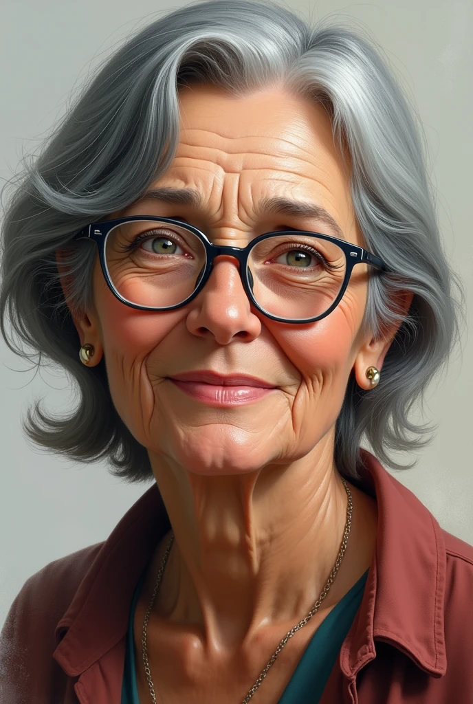 image of an older middle class woman