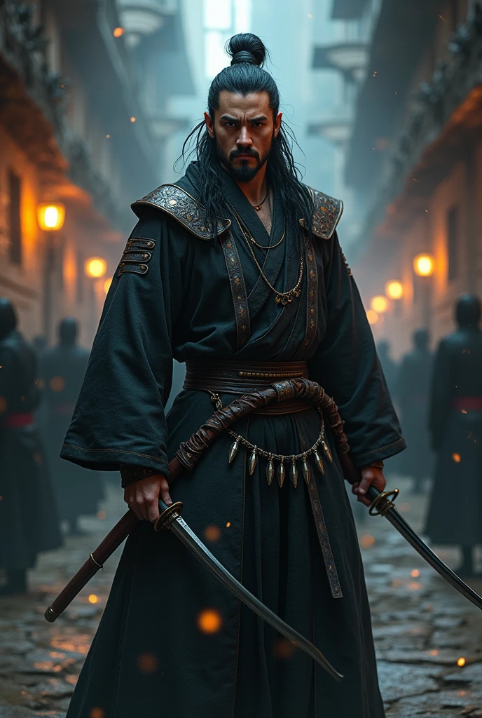 Oda Nobunaga as a fantasy rogue
