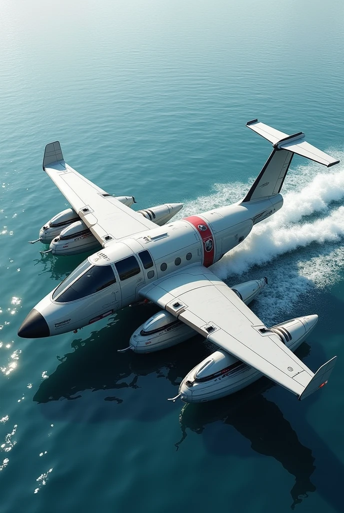 plane project that turns into a boat if it falls into the sea