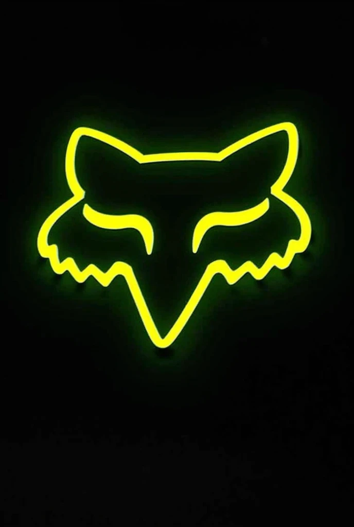 The Halo character mixed with the Fox RACING logo (shadow) with green-yellow color and black background.