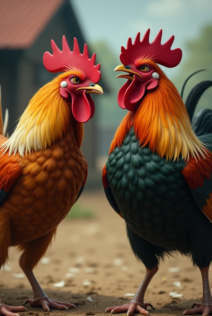 Then the rooster&#39;s lover gets angry 