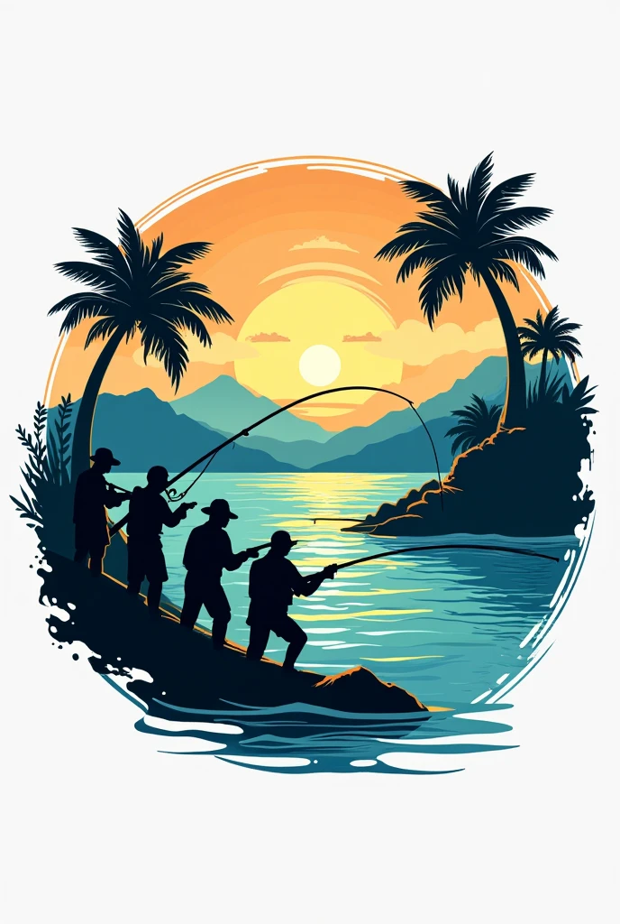 Panama fishing group logo
