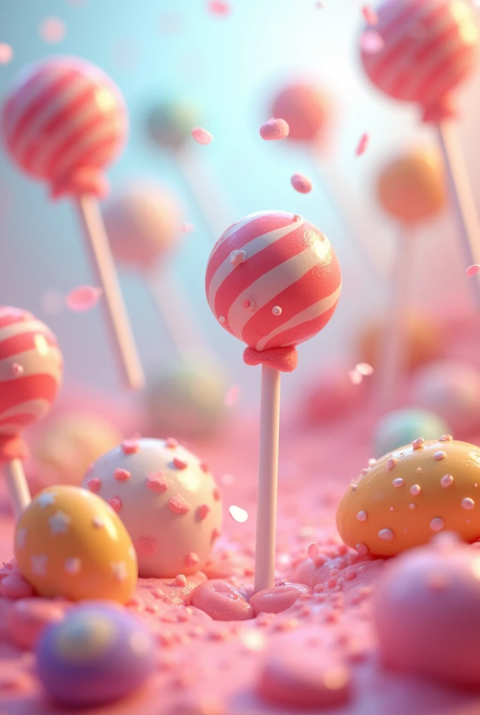 Fantasy candy floating