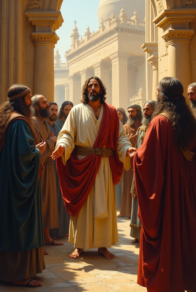 Jesus Addressing the Pharisees and Scribes in Matthew 23, 27-32
