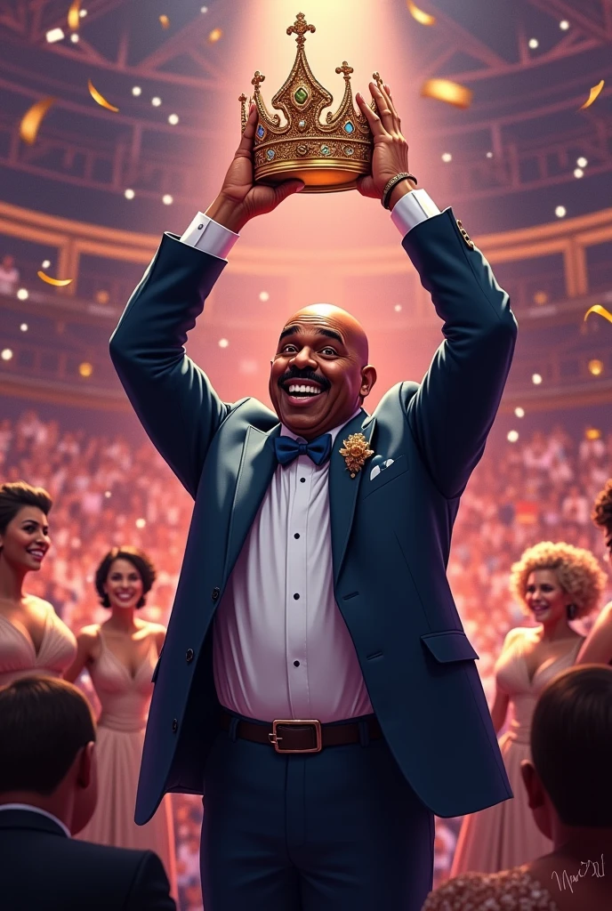 Steve Harvey winning miss universe