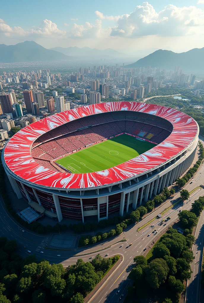 Create a football stadium for Flamengo, This stadium has to be the biggest in Brazil