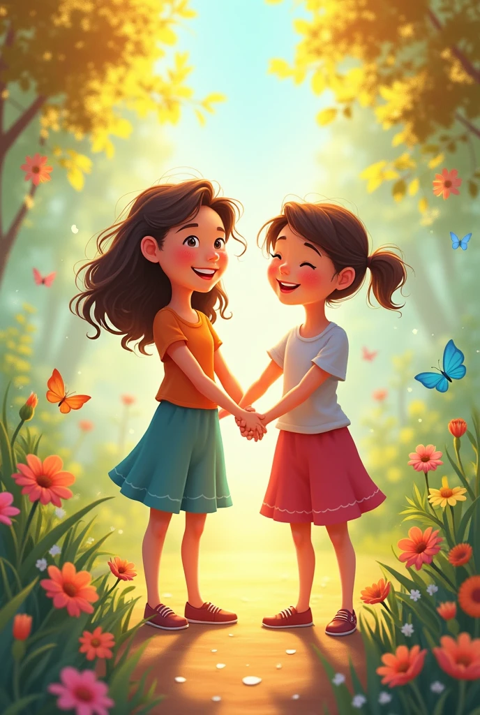 a happy friendship loving for life