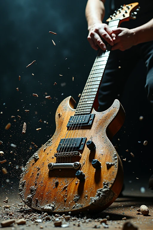 Breaking a Grunge Guitar
